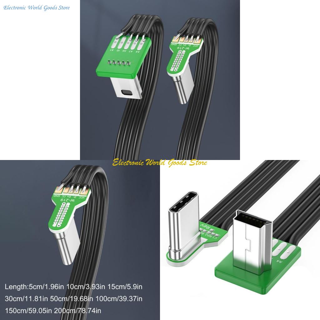 Electronics And Gadgets With C - Flat Type C to USB Cable