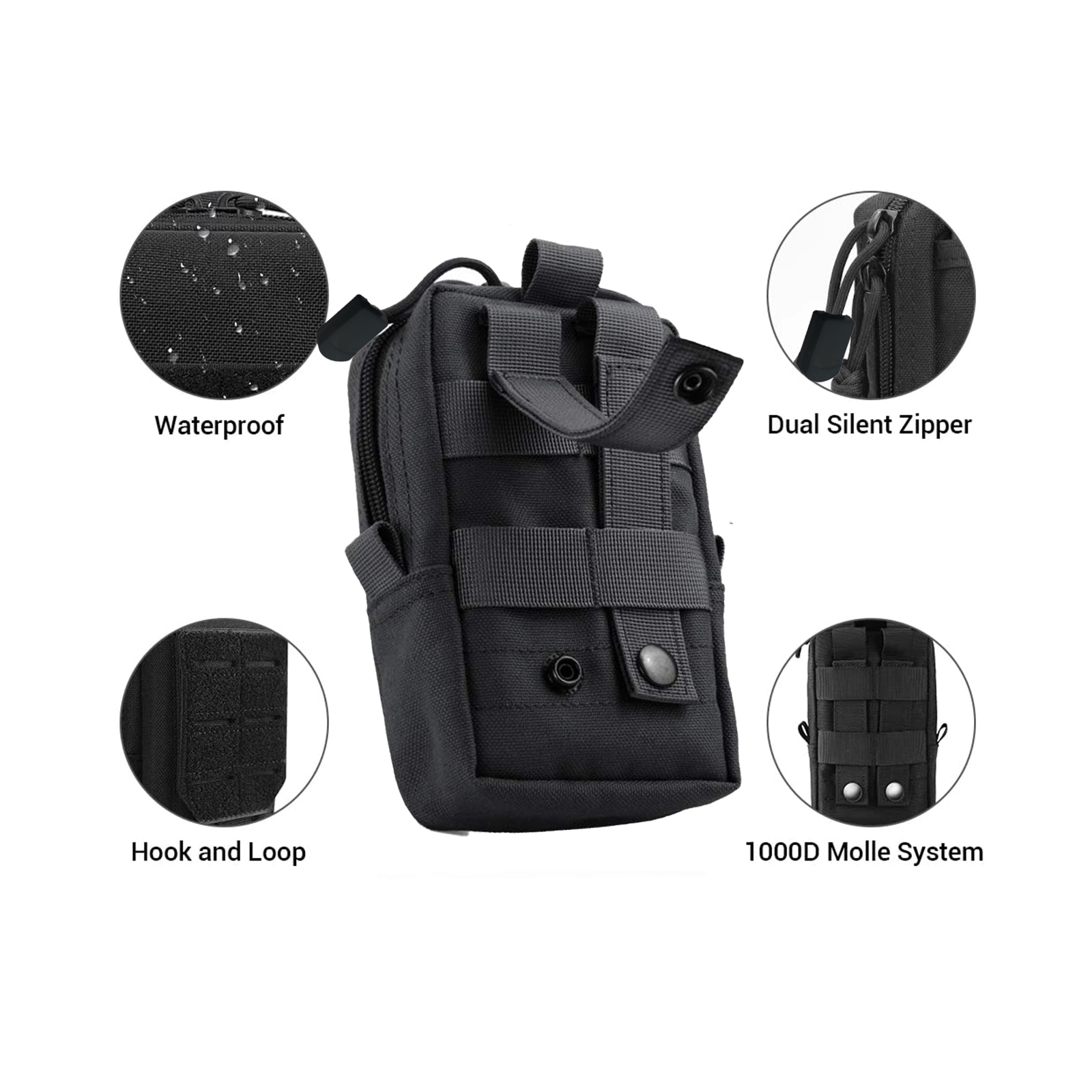 Tactical Molle Pouch Waist Bag - Electronic Gadgets 评论和价格