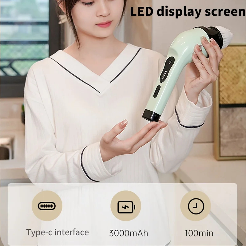 9-in-1 Electric Cleaning Brush - Kitchen Electronics Gadgets 评论和价格