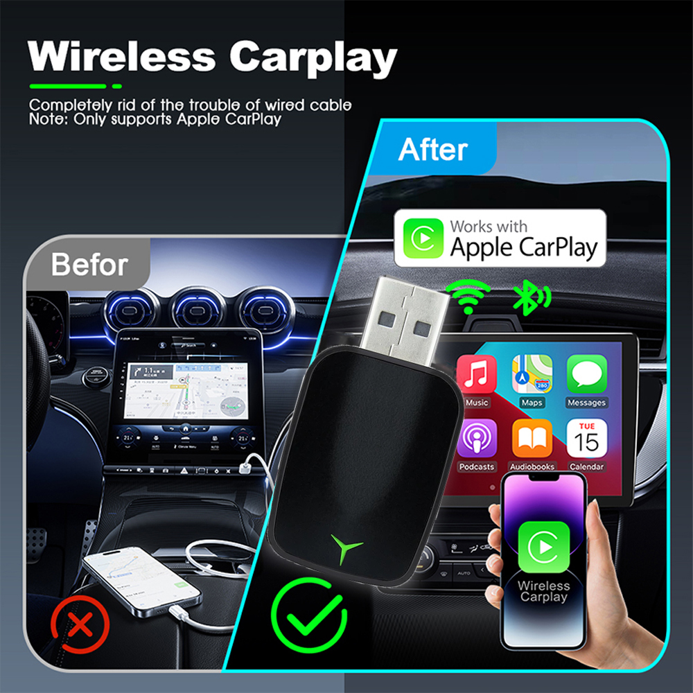 New Wired To Wireless Carplay  - Electronic Gadgets 评论和价格